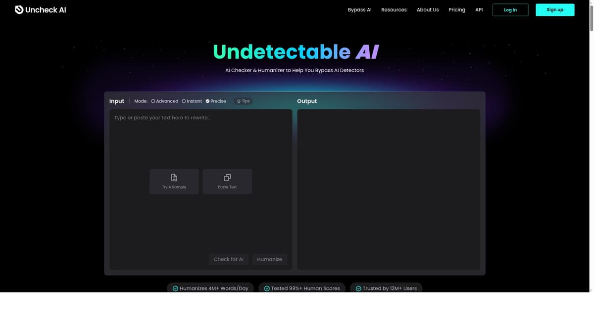 Undetectable AI