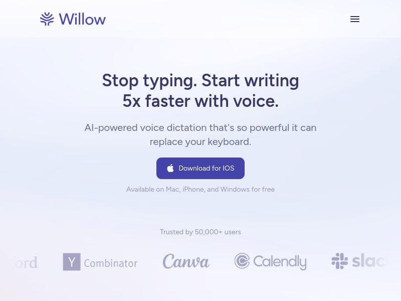 Willow Voice for Teams