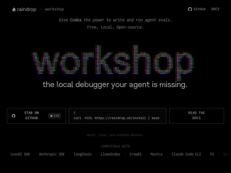Raindrop Workshop