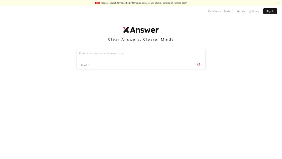 XAnswer
