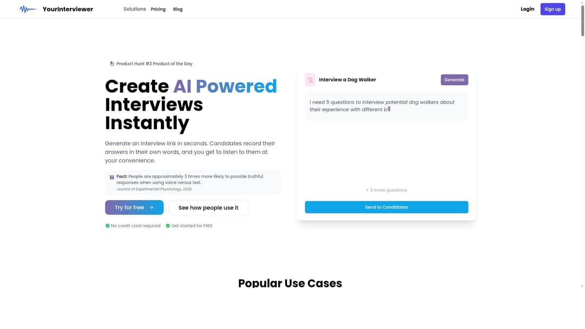 Your Interviewer