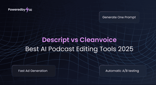Descript vs Cleanvoice: Best AI Podcast Editing Tools 2025
