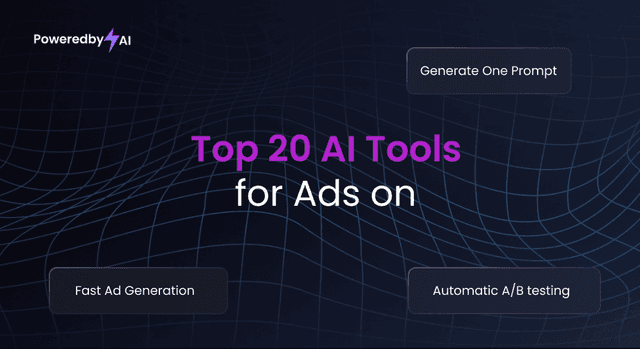 Top 20 AI Tools for Ads on PoweredbyAI