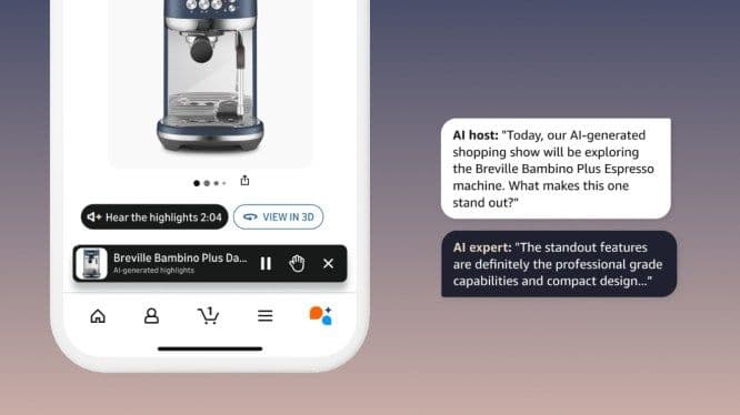 Amazon launches an AI-powered audio Q&A experience on product pages