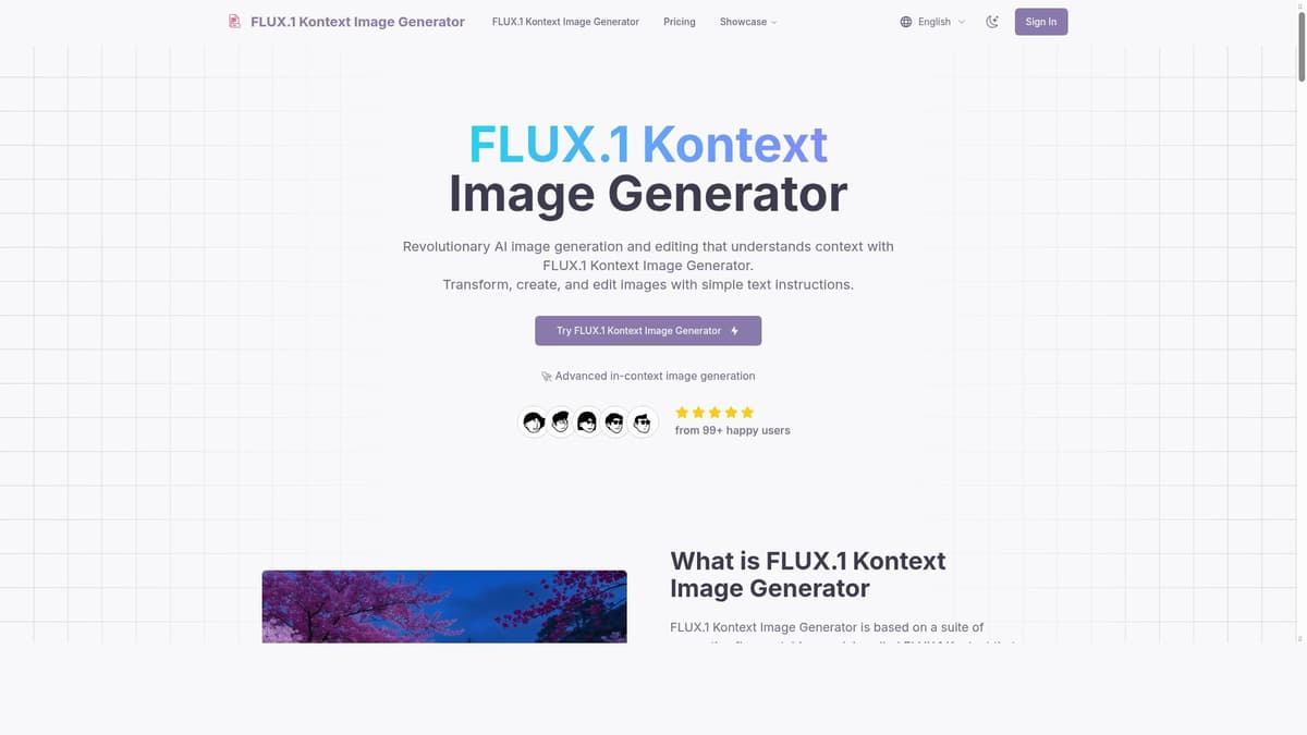 FLUX.1 Kontext Image Generator