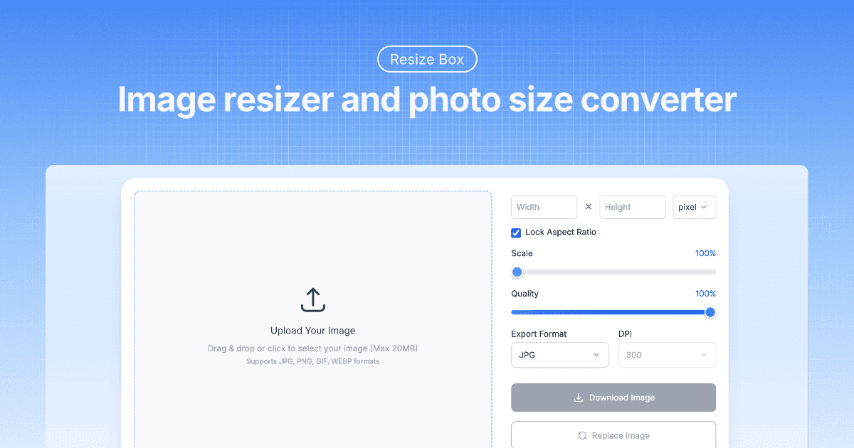Image Resizer Tool