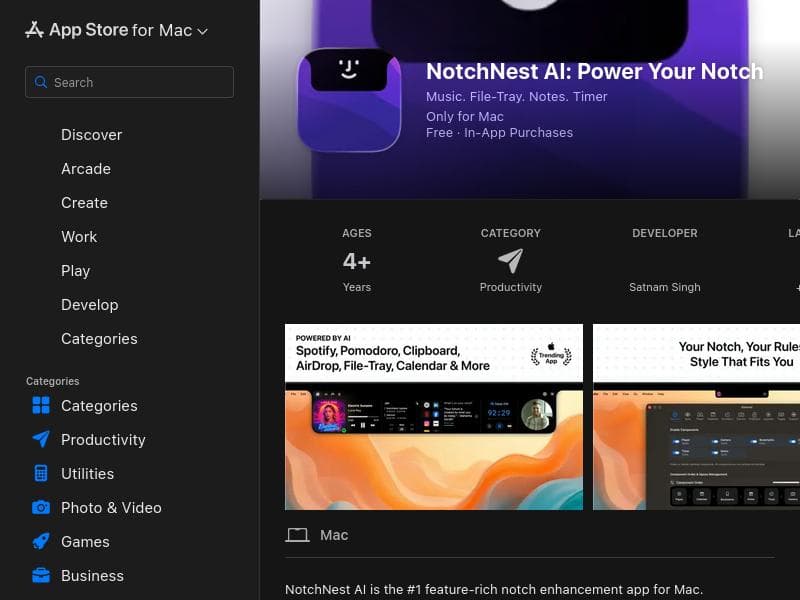 NotchNest AI