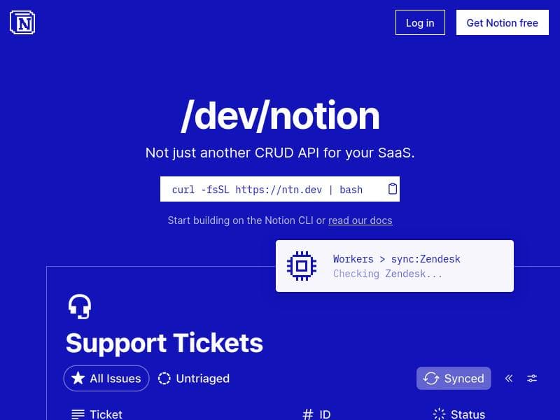 Notion Developer Platform