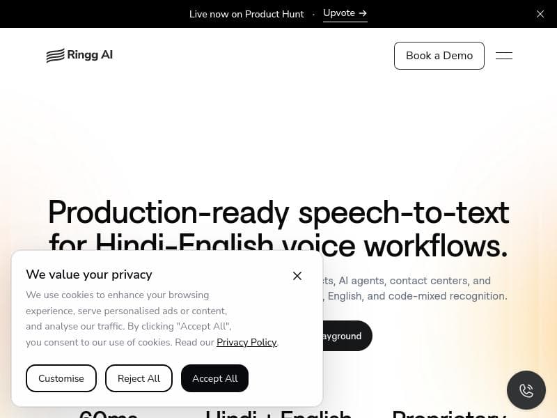 Parrot Speech-to-text API